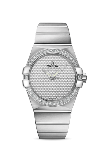 Omega Constellation Co-Axial 38 White Gold / Diamond / Diamond